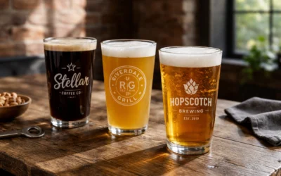 Let Your Brand Shine With Branded Pint Glasses